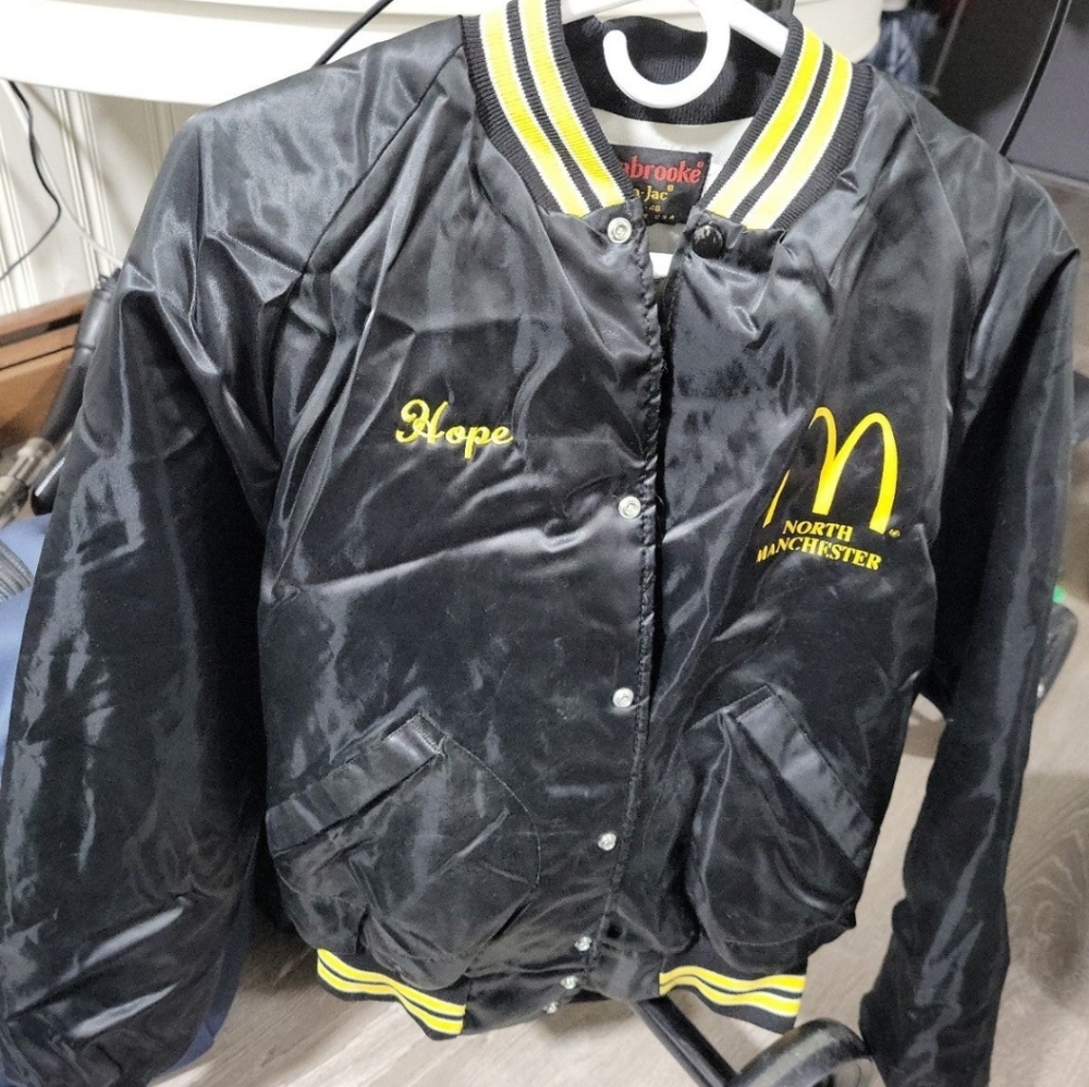 Vintage McDonalds Satin Bomber Jacket